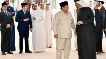Berlanjut Diplomasi Kawasan, Presiden Prabowo Temui Presiden UEA Usai Kunjungan ke Qatar