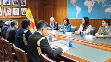 Athan RI Dampingi Dubes RI Terima Kunjungan Menhan Spanyol di KBRI Madrid