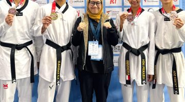 Tim Pelatnas Taekwondo Indonesia Sabet 4 Medali di British Taekwondo International Open 2026 Manchester, Inggris